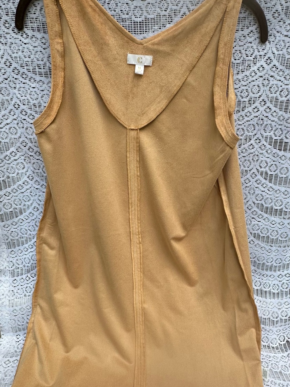 Gold “C” Brand Ultrasuede Spandex modified Dress - Picture 13 of 16